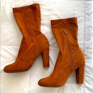Suede Heels